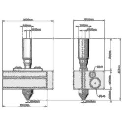 5-osainen sopii Zortrax M200 V2 Hot-end Extrusion Head -lämmityssuuttimeen 0.4mm H59 messinkisuutin