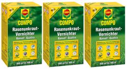 Compo GmbH 3 x COMPO græsplæne ukrudtsdræber Banvel® Quattro, 400 ml