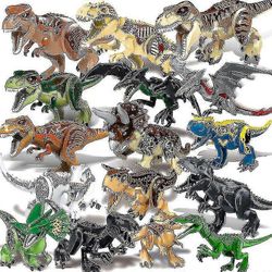 1kpl Jurassic suurikokoinen dinosaurus rakennuspalikat T-rex Quetzalcoatlus Baryonyx Toimintahahmot Lasten lelut Lahjat Xixi Tyrannosaurus