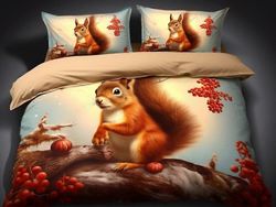 v5424 Lakanat Orava Pussilakana Pinecone pussilakanasetti Sänky ei tyynyliinaa Lakanat IU5424 135x200cm 53x78in