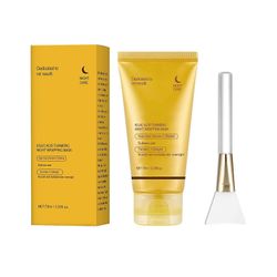unbrand Kojic Acid Turmeric Overnight Wrapping Peel Off Mask kirkastaa ja suojaa ihon stressiä vastaan ja tekee ihosta kirkkaan, hehkuvan 1PCS
