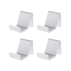 Console Accessories 4 Pack Controller vægbeslag til Switch Pro Gamepad Controller Holder Hvid