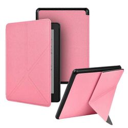 Läppäkotelo Kindle Paperwhite 12th Generation-2024 7" Slim Fit -jalustan kannelle vaaleanpunainen
