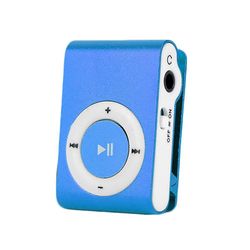Varychmoo Mp3 Player Support Micro Sd Tf Mini Clip Metal Usb Mp3 Music Media Player Blå