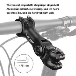 MTB polkupyörän ohjaustanko nousuputki ALU varren jatkosykli säädettävä DE