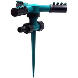 Hage plen Spike Sprinkler 360 grader automatisk roterende justerbar 3 arm vann sprinkler vanning spray system