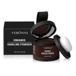 Vedenpitävä hiusraja jauhe hiusraja peittää jauhe hiusvarjo naisille miehille hiustenlähtö peittää Tummanruskea