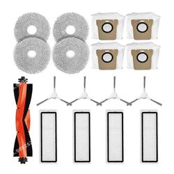 Xiaomi Robot Vacuum X20+ / X20 Plus -varaosille Pääsivuharja Hepa-suodatinmoppiliina Pöly