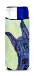 Great Dane Midnight Puppy Michelob Ultra Beverage Insulator til slanke dåser