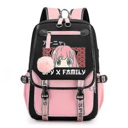 Spy X Family Anya Forger Reput Anime Vedenpitävä kannettava tietokone Reppu Lasten Koululaukut Tytöt Matka Kirjalaukku Koululaukku Mochila korkeala...