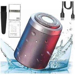 Sopami Mini Electric Shaver kannettava ladattava trimmeri matkalaukulla miehille naisille Nopea karvanpoisto violetti