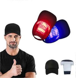 2025 LLLT Laser Hair Growth Cap - 650nm punainen/sininen valohoito päänahan hoitoon ja hiustenlähdön hoitoon