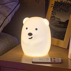 Karhu yövalo led-valo makuuhuone 9 väriä vauvan yövalo