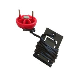 juoksukoneen turva-avain juoksumatto magneettinen turvakytkin lukko kuntosalin pyöreä pistoke Punainen