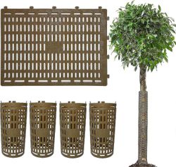 4 pakkausta puunrunkosuojaa 15" x 10" laajennettava säänkestävä verkkopuun kuorisuoja joustava pl