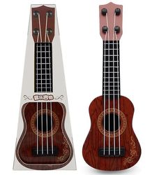 Handuo Musik oplysningstiden Instrument Guitar Legetøj Mini Fire String Guitar brun