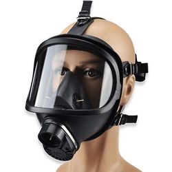 Ceyue Mf14 Gas Mask Fuld Ansigtsmaske Emergency Fire Omfattende Gas Mask War Zone Hjem Spare Gas Mask En mf14 maske