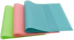 12stk Køleskabspude Antibakteriel Antifouling Meldug Fugtmåtte (4 Grøn, 4 Pink, 4 Blå)
