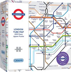 Gibsons Games Gibsons TFL London Tube Kort Puslespil (1000 brikker) 1000 pieces