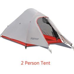 Tents Flytop Ultralight Camping Telte 1 - 2 personers aluminiumsstang 20d silicium vandtæt udendørs jagt Fiskeri Turist Vandretelte 2person