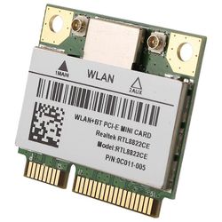 RTL8822CE 1200Mbps 2.4G/5Ghz 802.11AC WiFi-korttiverkko Mini PCIe Bluetooth 5.0 -tuki kannettavalle tietokoneelle/PC:lle 10 Valkoinen