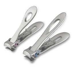 2pcs / sæt Nail Clippers Sæt Fingernegl Tånegl Cutter Saks Rustfrit Stål Sharp Sturdy