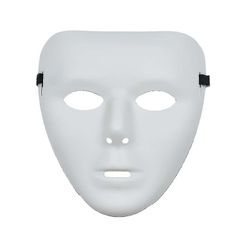Zhuopai Påske mandlig maskerade Hip Hop White Prom fuld ansigtsmaske 19*17