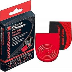 Sorbothane Unisex Aikuisten kantapäätyynyt (2 kpl pakkaus) Punainen/musta 3 UK-5 UK