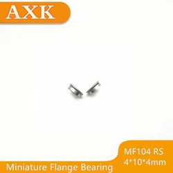 Udsalg Mf104-2rs Leje 4x10x4mm ( 10 stk ) Abec-1 Miniature Flanged Mf104rs Kuglelejer Lf-1040dd 4*10*4mm