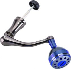 Pyörivän kelan kahva Metallikelan vaihtokahva Keinuvarren kahva pyöreällä tehonupilla Kalastuskelan kahva