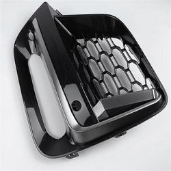 1Pari etupuskurin sumuvalon säleikön runkoverhoilua BMW X3 G01 X4 G01 G02 G08 18-2020 ulkokannelle Musta ja pinnoitettu hopea