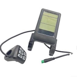 Vedenpitävä BAFANG DPC10-CAN Full LCD -näyttö, joka on yhteensopiva M200-, M560- ja M820-sähköpyörämoottorin kanssa