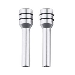 2kpl autoauto yleinen sisäoven lukkotappi alumiiniseoksesta valmistetut vetotapin nupit Hopea