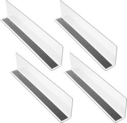 Säädettävät hyllyt 8kpl muovinen hyllynjakaja - 28cm P x 6cm H Supermarketin hyödykejakaja magneettinen ohjauslevy