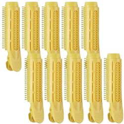 Juurta nostattavat hiusklipsit Kihara hiusklipsi volyymiin jälkiä jättämättä hiusten juurien kohotukseen 10kpl Keltainen 10.6x3cm