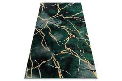 RugsX Eksklusiv EMERALD Carpet 1018 glamour, stilfuld marmorflaske grøn / guld 240x330 cm
