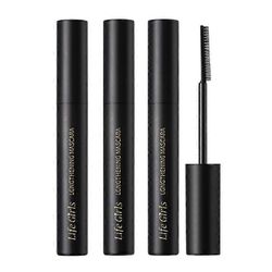 3kpl musta 3D silkkikuitu tekoripsiväri vedenpitävä ripsien pidennys volyymi