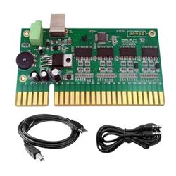 PC USB to Jamma Acade Converter PCB-kortti Arcade-peleihin Kone PC 2 Jamma Arcade-peli PCB-kortti vihreä musta