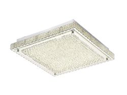 Inspired Lighting Amelia Flush Loft 21W 2100lm LED 4000K rustfrit stål, krystal