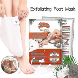 Foot Peel Mask 3 Pack Coconut Foot Mask Peeling Dead Skin Hård hud Høj kvalitet