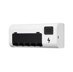 Coosilo Tandbørsteholder Uv tandbørster Sanitizer Vægmonteret Usb-drevet sort