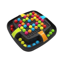 Rainbow Ball elimineringsspil Rainbow Puzzle Magic Chess Toy Set til barn Voksen|farve & Form