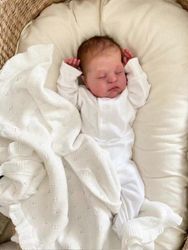 49cm söpö uudestisyntynyt vauvan nukkekangas runko vastasyntynyt tosielämän kaltainen taaperon lelulahja