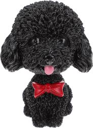 Villakoira Söpö auto Fortune Sarjakuva Musta Tärisevä Bobbing-head Ajoneuvo Doggy Pöytälevyn sisustus Mini- koristeet Figurine Figures Ornament