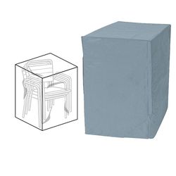 Havestol dækker vandtæt støvtæt dække møbler beskytter til udendørs balkon haven Grå 64 x 64 x 120cm