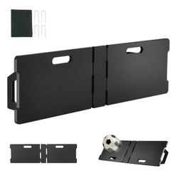 Succebuy Jalkapallo Rebounder Board, 45"X13" kannettava jalkapalloseinä, jossa 2 kulmaa rebound, taitettava HDPE Kickback Rebound Board, jalkapallo...