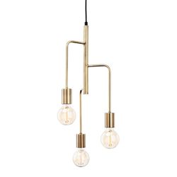 Firstlight Lighting Roxy 3 Light Cluster Vedhæng Antik Messing, E27