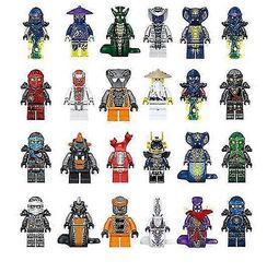 2023-24kpl / Muovi Mini Ninjago Hahmo Lelu Ninja Käärmeet Koota Lasten Lelu Lelu