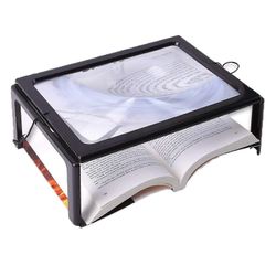 A4 työpöydän suurennuslasi handsfree suorakulmion koko sivun suurennuslasi lukusuurennuslasi taitettava