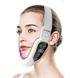 Kasvojen nostolaite Led Photon Therapy Kasvojen laihtuminen Tärinä Hierontalaite Kaksinkertainen leuka V-muotoinen poski nosto kasvot Valkoinen